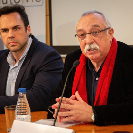 Los representantes de VTC, en rueda de prensa. EUROPA PRESS