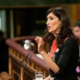 La diputada del PP, Silvia Heredia, en una intervención en la tribuna del Congreso.