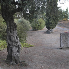 El Peñón del Colorado de Alfacar(Granada), lugar donde está su cuerpo que guarda el secreto del último descanso de Federico García Lorca/EFE