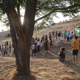 En la imagen, paraje conocido como el Peñon del Colorado, antiguo campo de entrenamiento de la falange y posible fosa común en la que posiblemente descansen los restos del poeta/EFE