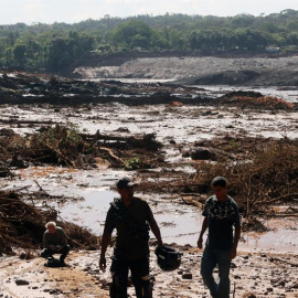 Vista del desastre causado por la rotura de la represa. - EFE