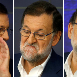 El presidente del Gobierno en funciones y del PP, Mariano Rajoy, al comienzo del Comité Ejecutivo Nacional del partido conservador REUTERS