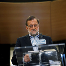 Rajoy, durante su rueda de prensa este jueves. REUTERS/Javier Barbancho