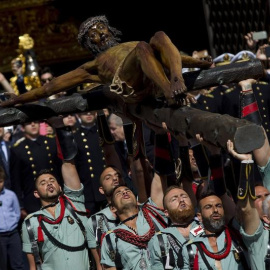 Procesión del Cristo de la Buena Muerte, en Málaga. EFE/Archivo