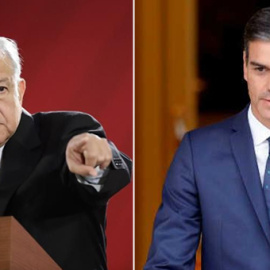 Andrés Manuel López Obrador y Pedro Sánchez