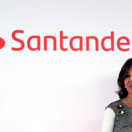 La presidenta de Banco Santander, Ana Patricia Botin durante la presentación de los resultados anuales de la entidad. REUTERS/Sergio Perez