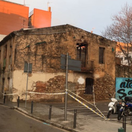 L'Ateneu Popular de Sarrià, després de l'incendi. @APSarrià