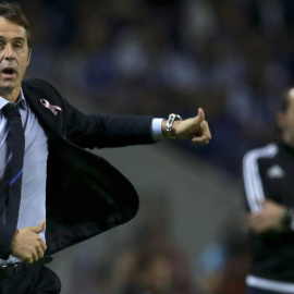 El entrenador de la Selección Española de Fútbol, Julen Lopetegui, durante un partido del Oporto.- EFE