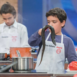 Un concursante tuvo que matar una anguila en la última edición del programa./ RTVE