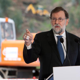 Rajoy, este lunes en Pontevedra. EFE/Salvador Sas