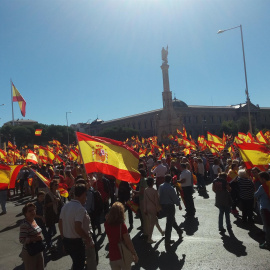 Manifestación en la Plaza de Colón de Madrid. EUROPA PRESS/Archivo