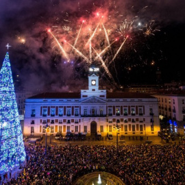 El año nuevo en Madrid en 2019. EFE/ Archivo