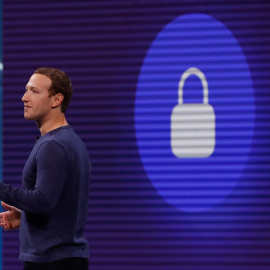 Zuckerberg, durante la conferencia de Facebook. REUTERS/Stephen Lam