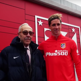 Encuentro de Manuel Briñas y Fernando Torres en 2016 | Atlético de Madrid