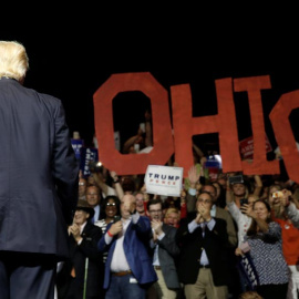 Donald Trump durante un acto electoral en Ohio. / REUTERS