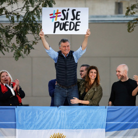 El actual presidente de Argentina, Mauricio Macri, en un acto de campaña en Buenos Aires.- REUTERS/AGUSTÍN MARCARIAN