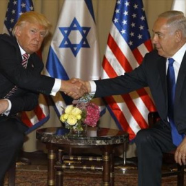 Trump y Netanyahu, en febrero del 2017, en su primer encuentro. EFE