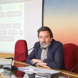 Mauricio Valiente en una rueda de prensa en el Ayuntamiento de Madrid.