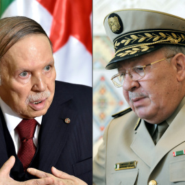 El presidente argelino Abdelaziz Bouteflika y el Jefe del Ejército argelino y viceministro de Defensa, Ahmed Gaïd Salah | AFP