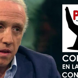 Imagen de la campaña de la Plataforma X la Honestidad para obtener fondos en su querella contra Eduardo Inda.