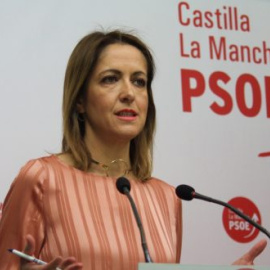 Cristina Maestre durante un acto de los socialistas. | PSOE