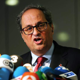 El recién elegido presidente de la Generalitat de Cataluña, Quim Torra. (HAYONG JEON | EFE)