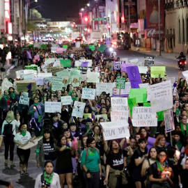 8/03/2019 - Manifestación por el 8-M en Monterrey (México). / REUTERS - DANIEL BECERRIL