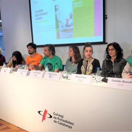 La presentació de la iniciativa 'Housing for all' a Barcelona. EUROPA PRESS