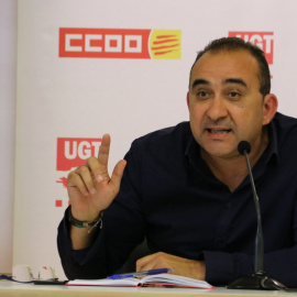 El secretari general de CCOO a Catalunya, Javier Pacheco.