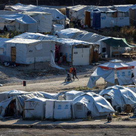 Vista del campo de refugiados Mavrovouni, en la isla griega de Lesbos. REUTERS/Alkis Konstantinidis