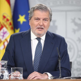 Rueda de prensa de Iñigo Méndez de Vigo tras el Consejo de Ministros. EUROPA PRESS