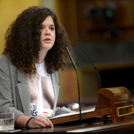 Sofía Castañón durante su intervención en el Congreso.- DANIEL GAGO