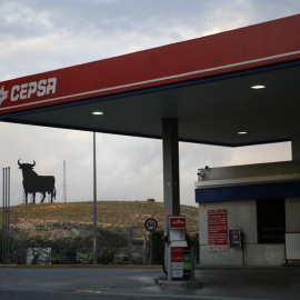 Estación de servicio de Cepsa. REUTERS