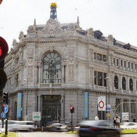 Fachada del edificio del Banco de España situada en la confluencia del Paseo del Prado y la madrileña calle de Alcalá. E.P./ Eduardo Parra