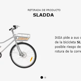 Bicicleta retirada en IKEA/IKEA