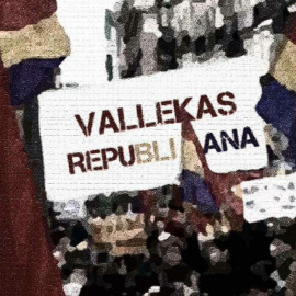 Cartel de la asamblea celebrada por Vallekas Decide. VALLEKAS DECIDE