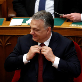 Viktor Orbán, hace unos días en el Parlamento húngaro. REUTERS/Bernadett Szabo