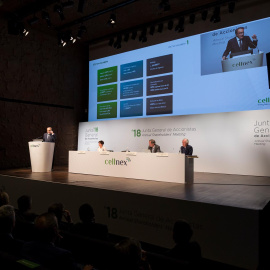 Intervención del presidente y consejero delegado de Cellnex, Tobías Martínez, en la junta de accionistas de la compañía.