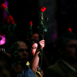 Marcha en Irán en recuerdo de las 176 víctimas tras derrumbarse un avión en pleno vuelo. REUTERS/ Patrick T. Fallon