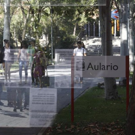 Estudiantes en el campus de Vicálvaro de la Universidad Rey Juan Carlos de Madrid (URJC). E.P./Eduardo Parra