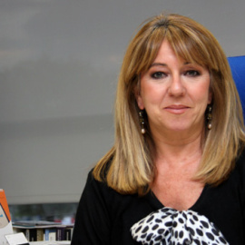 Alicia Gómez Montano, actual editora de igualdad en los informativos en la televisión pública.