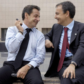 Sarkozy y Zapatero en una imagen de archivo. REUTERS