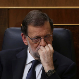 Mariano Rajoy, durante la segunda votación de la sesión de investidura en el Congreso de los Diputados. REUTERS/Susana Vera