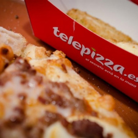 Desde que salió a bolsa a finales de abril, Telepizza acumula un descenso de cerca del 44%. E.P.