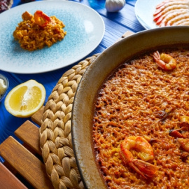 Arroz al senyoret o señorito. 