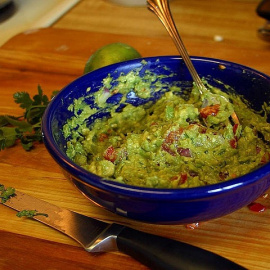 Receta guacamole.