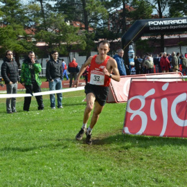 José Luis Capitán en una carrera de cross hace unos años.