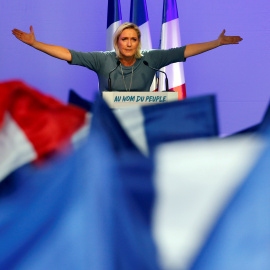 La ultraderechista francesa Marine Le Pen en una foto de archivo. Reuters.