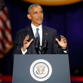  El expresidente estadounidense Barack Obama en McCormick Place en Chicago, EEUU. / REUTERS