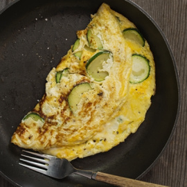 Tortilla de calabacín.